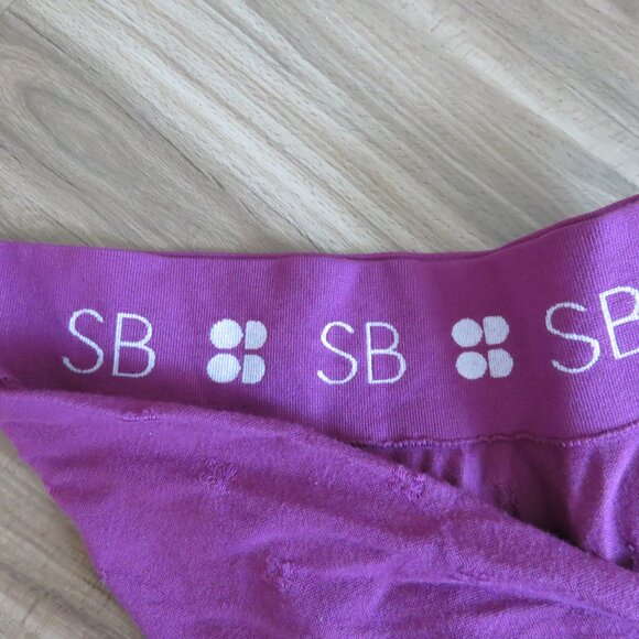 SWEATY BETTY Modal Dot Jacquard Base Layer Leggings in Amaranth Pink - Size S - Picture 16 of 16